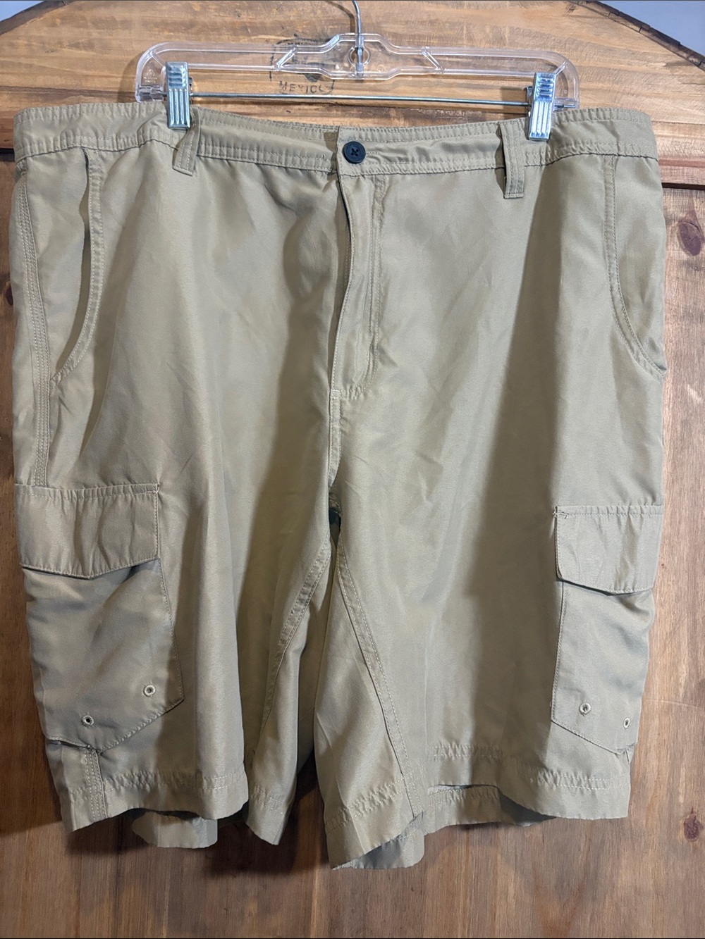 Magellan Outdoors Tan Cargo Shorts - Lightweight Utility